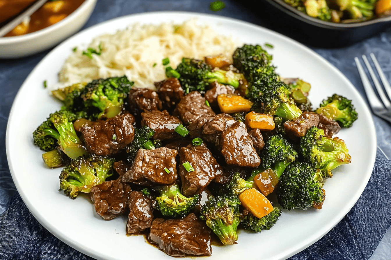 Sheet Pan Beef and Broccoli