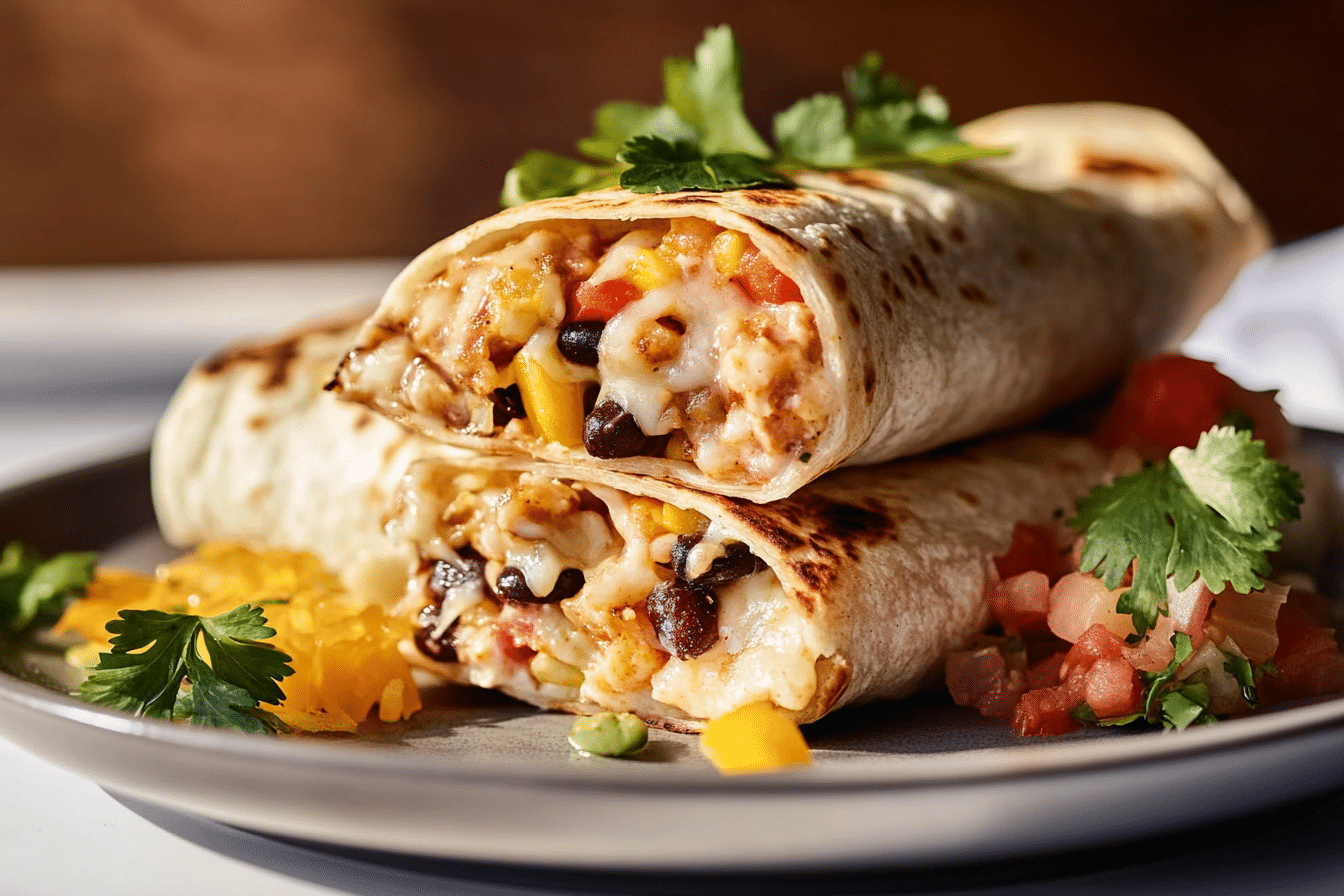 Crispy Vegetarian Burritos