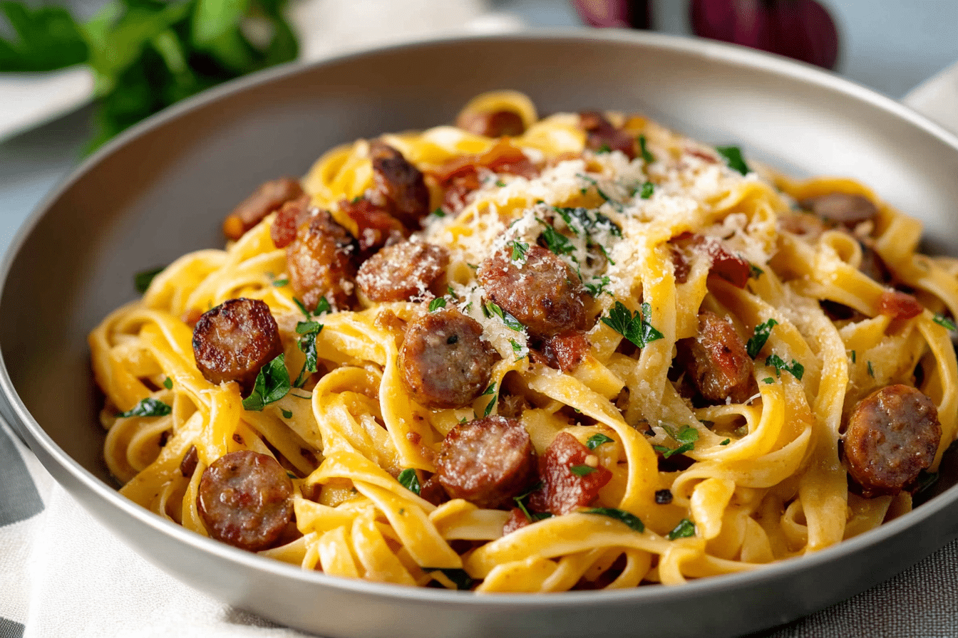 Spicy Sausage Pasta