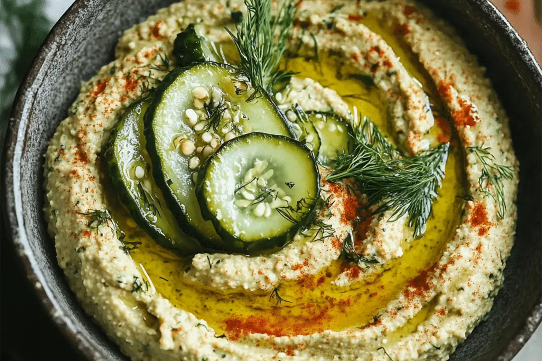 Dill Pickle Hummus