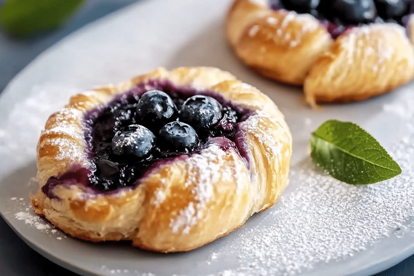 Blueberry Cream Cheese Danish