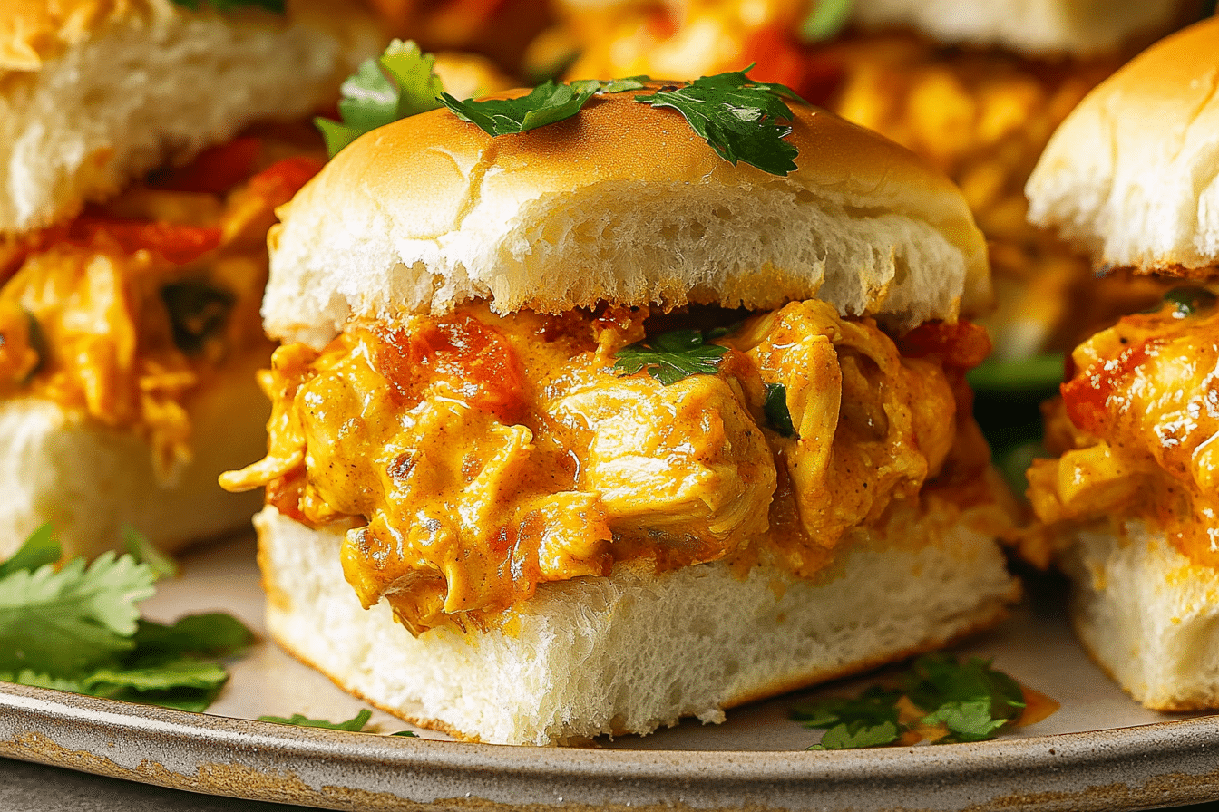 Curried Chicken Sliders