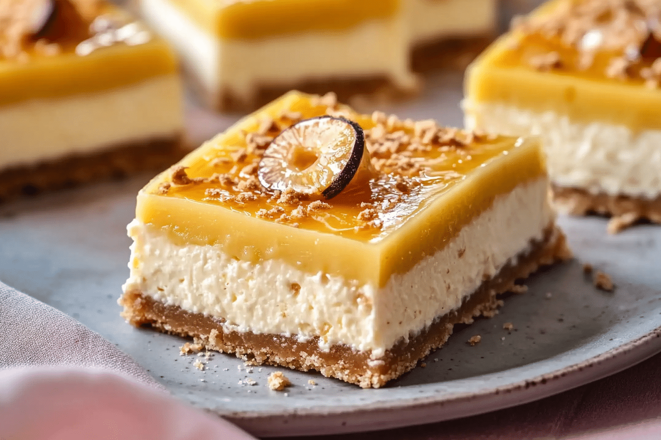 Lilikoi Cheesecake Bars
