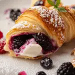 Berries and Cream Filled Croissants