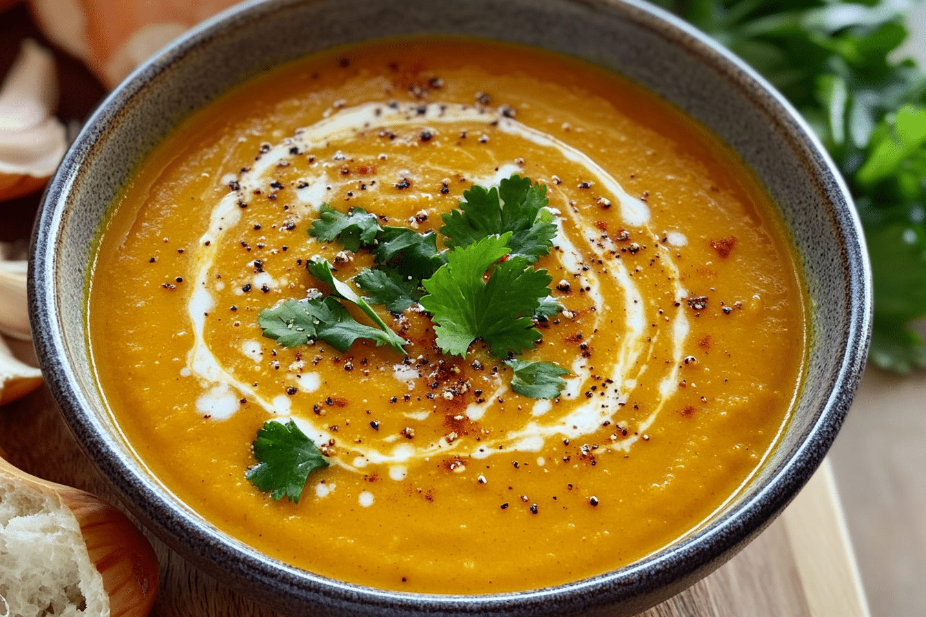 Vegan Curry Butternut Squash Soup