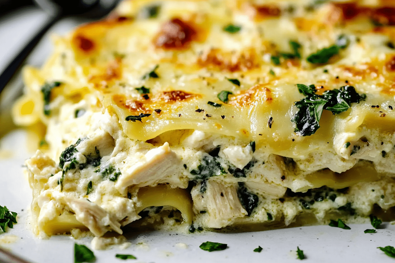 White Chicken Lasagna
