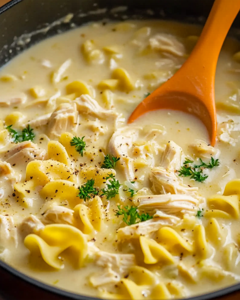 Creamy Chicken Noodle Soup