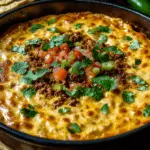 Ground Beef Queso Dip