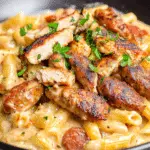 Creamy Italian Sausage Pasta with Cajun Chicken
