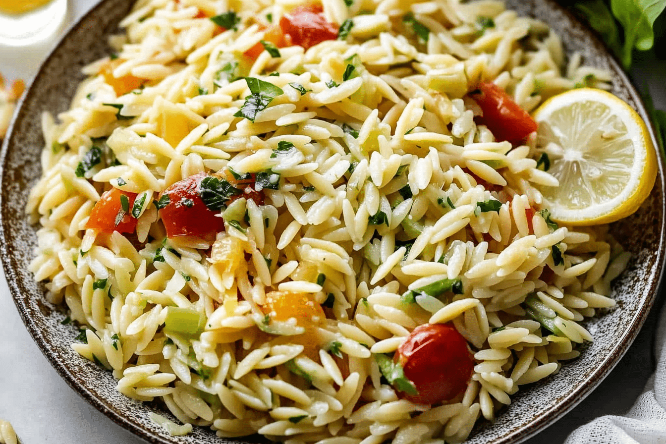 Lemon Orzo Salad