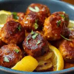 Honey Lemon Meatballs