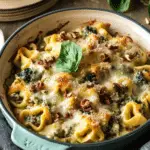 Gorgonzola Tortellini Casserole With Walnuts