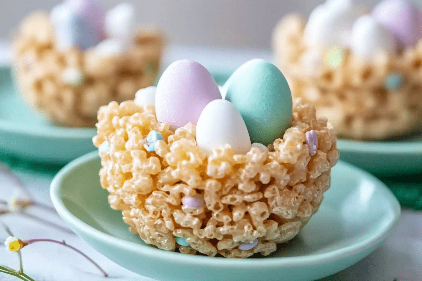 Krispie Easter Nests