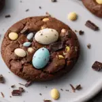 Double Chocolate Easter Cookies