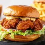 Southern Crispy Fried Chicken Burgers