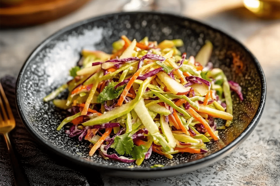 Sweet and Tangy Apple Slaw
