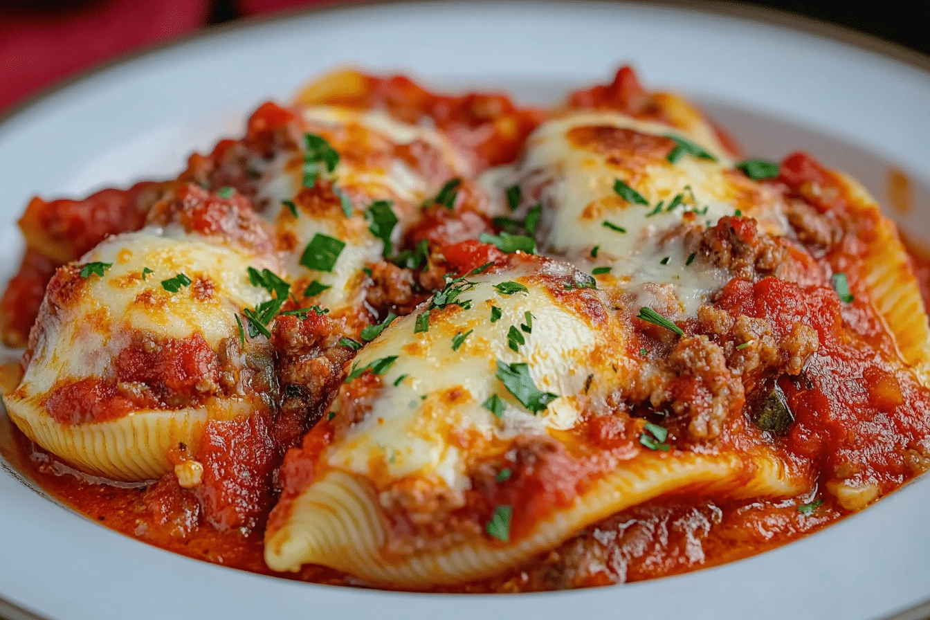Stuffed Shells with Meat