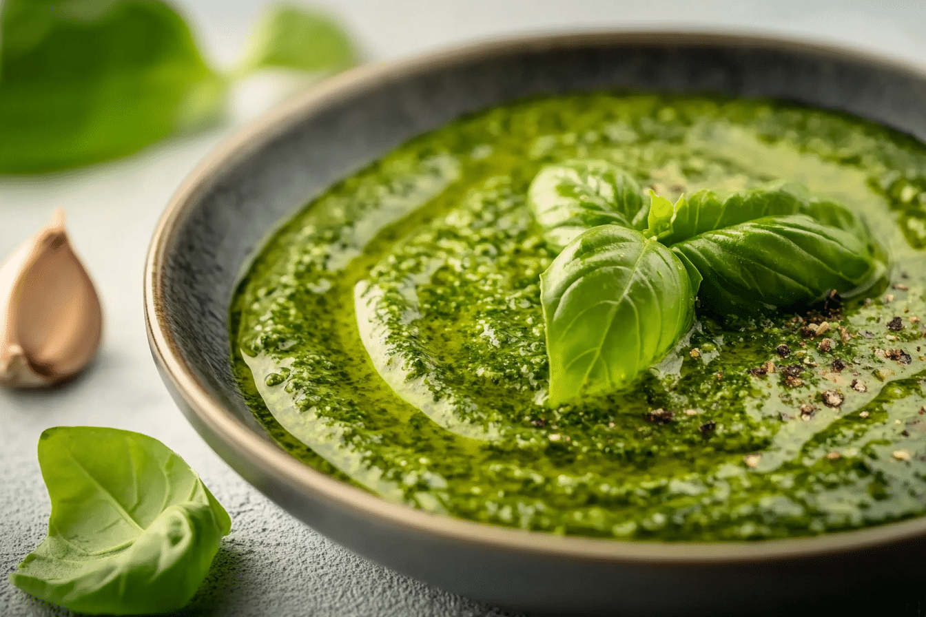 Homemade Basil Pesto