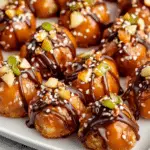 Caramel Apple Pretzel Bites