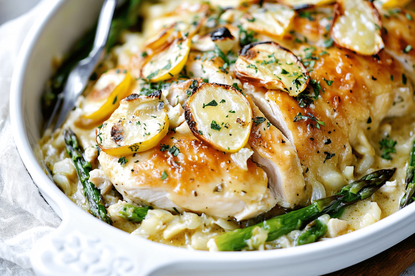 Chicken Divan with Asparagus