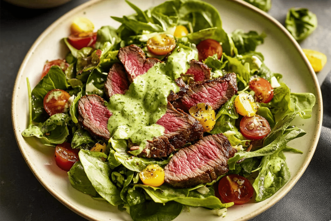 Steak Salad with Green Goddess