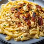 The Best Chicken Mozzarella Pasta