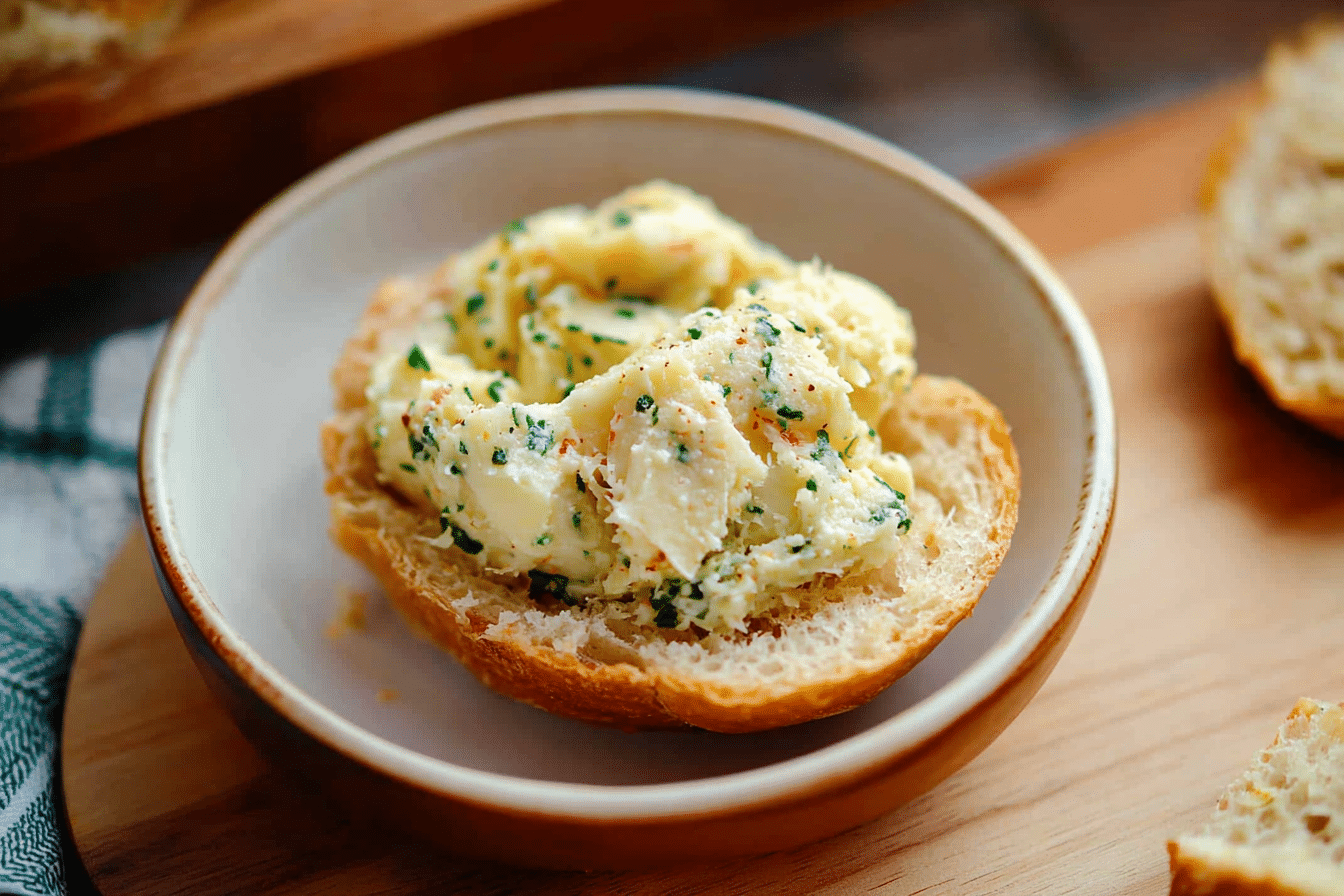 Easy Homemade Roasted Garlic Butter