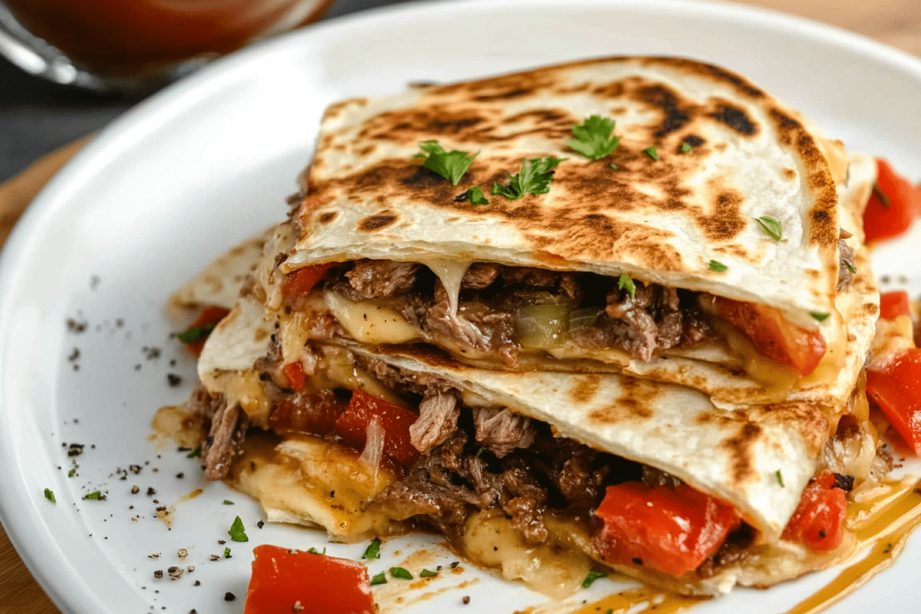 Philly Cheesesteak Quesadillas