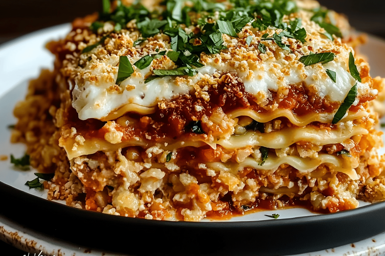 Ramen Lasagna Bake