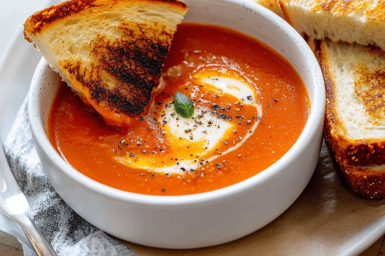 Grilled Cheese and Tomato Soup