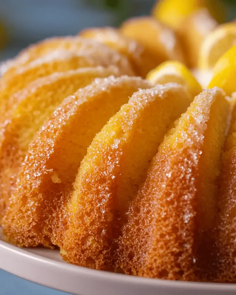 Easter Lemon Bundt Cake