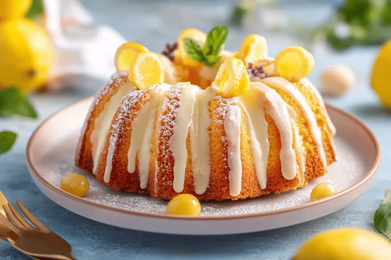 Easter Lemon Bundt Cake