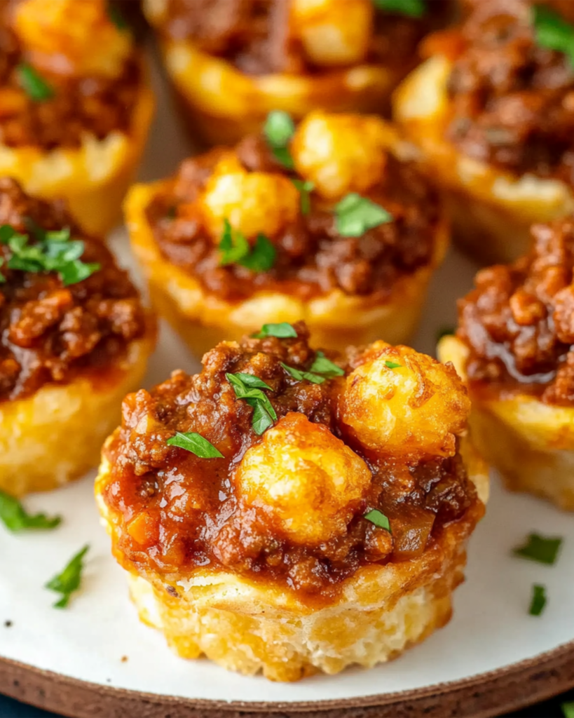 Sloppy Joe Tot Cups