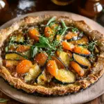 Winter Vegetable Buckwheat Crostata with Cheddar & Honey