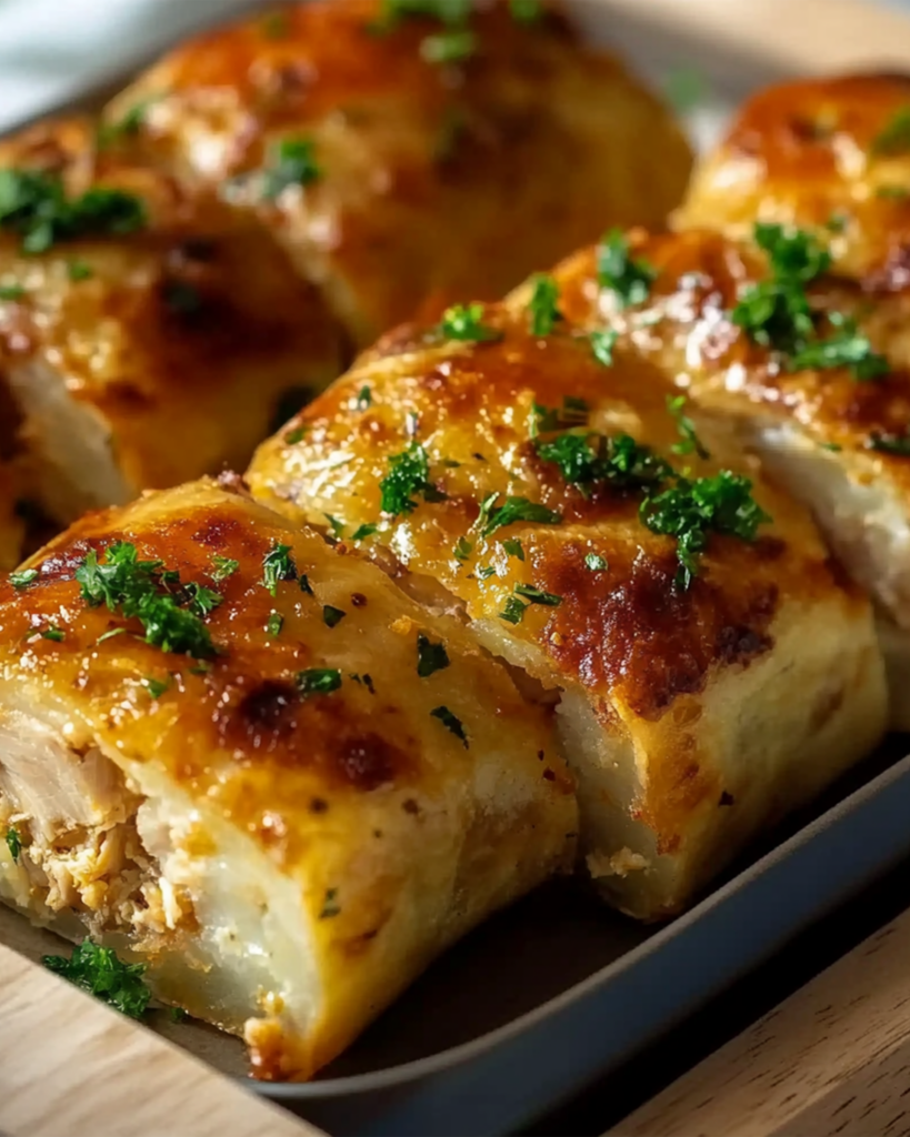 Potato Rolls with Chicken