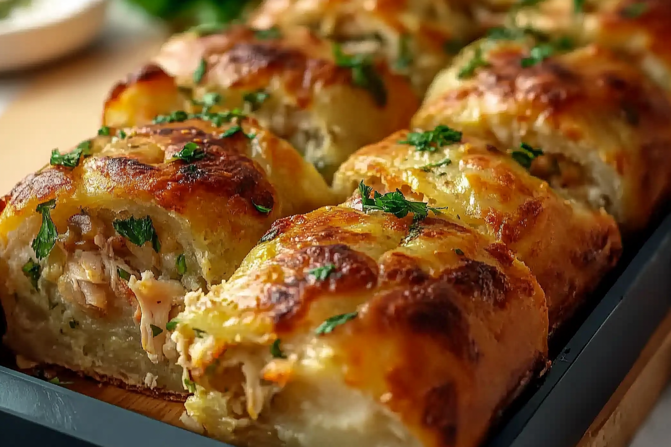 Potato Rolls with Chicken