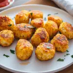 Skinny Baked Cauliflower Tots