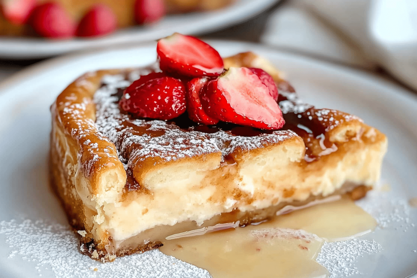 Crescent Roll Churro Cheesecake