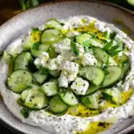 Whipped Feta Dip with Cucumber Salad