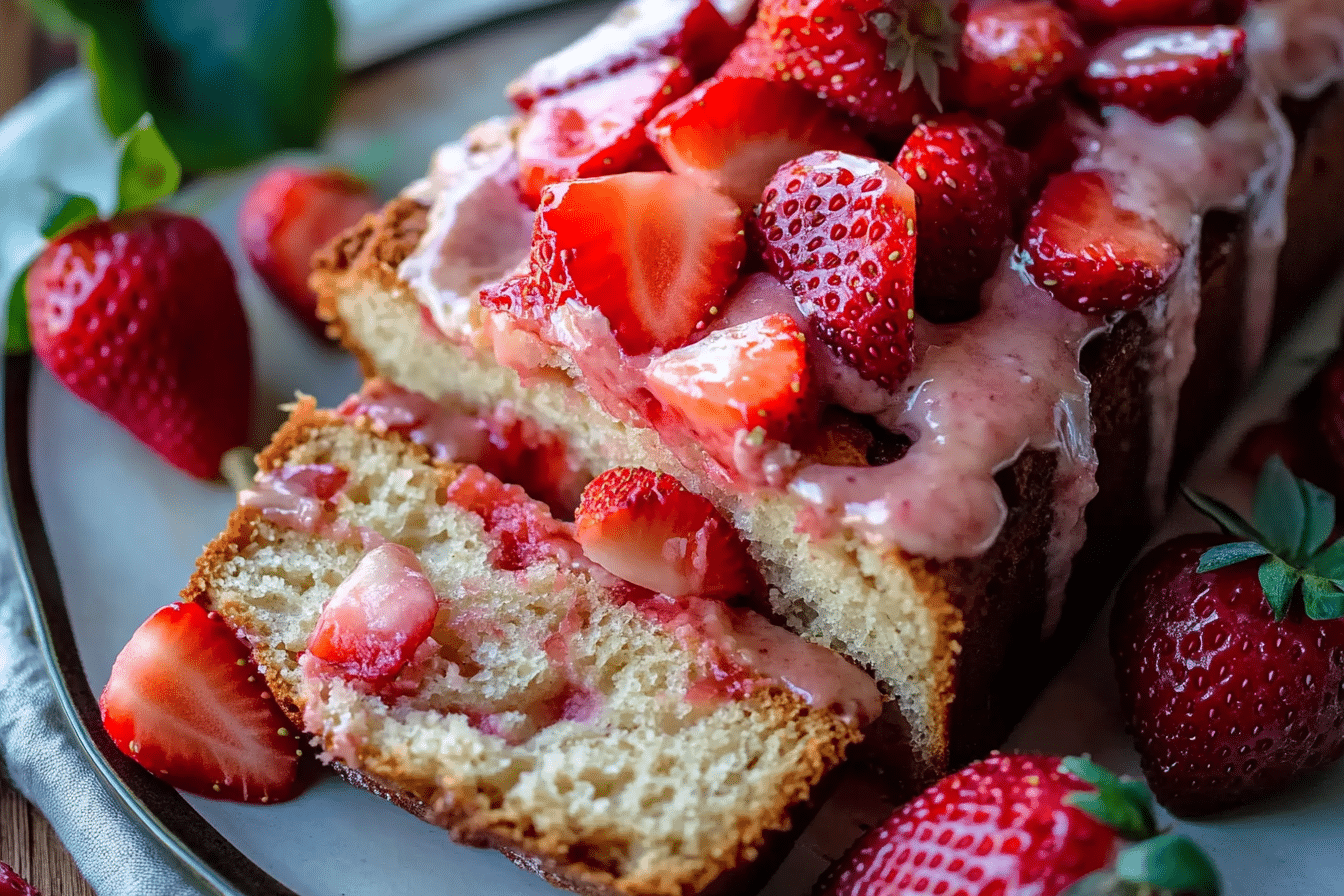 Strawberry Sour Cream Bread