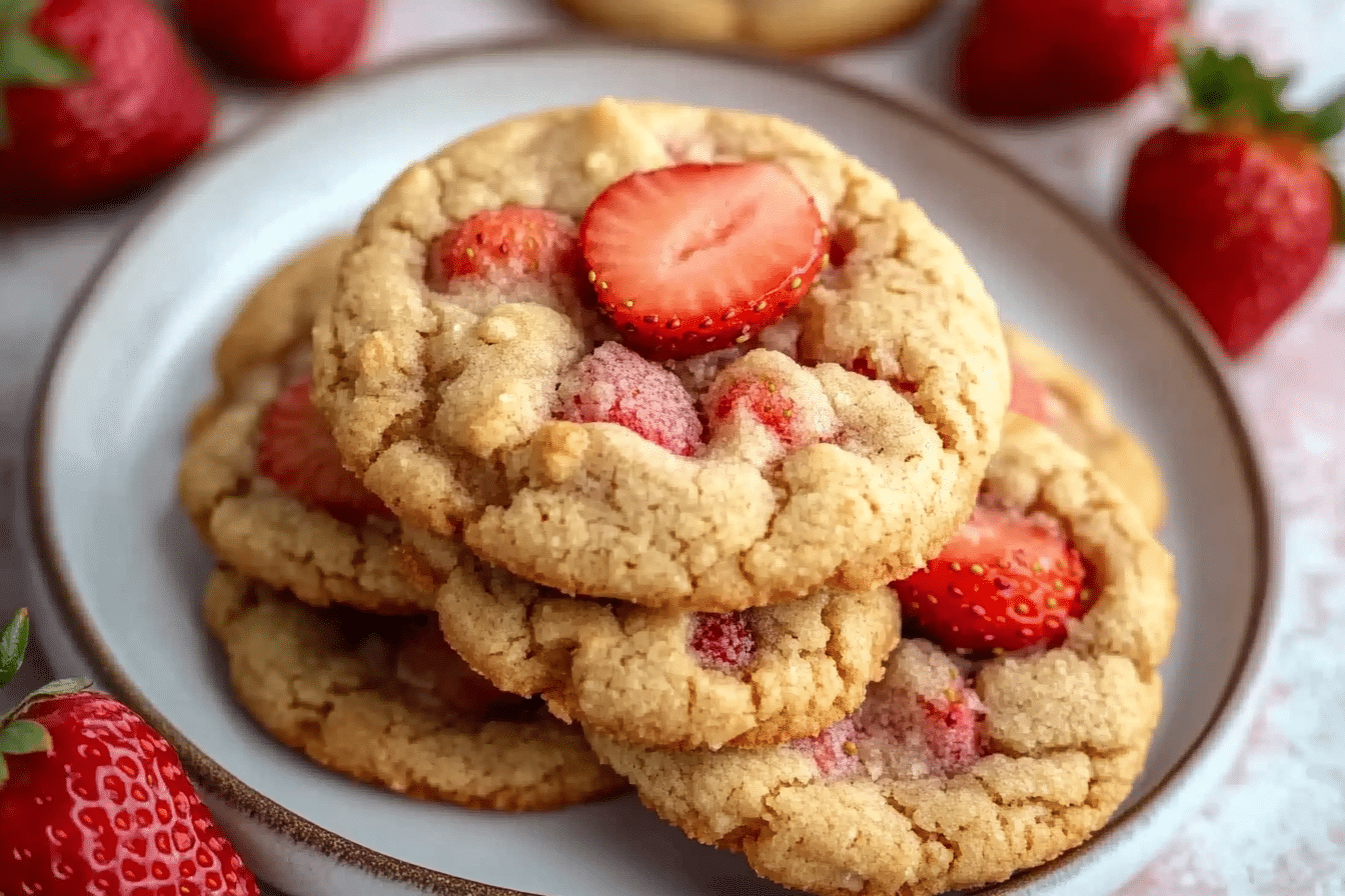 Strawberry Shortcake Cookies