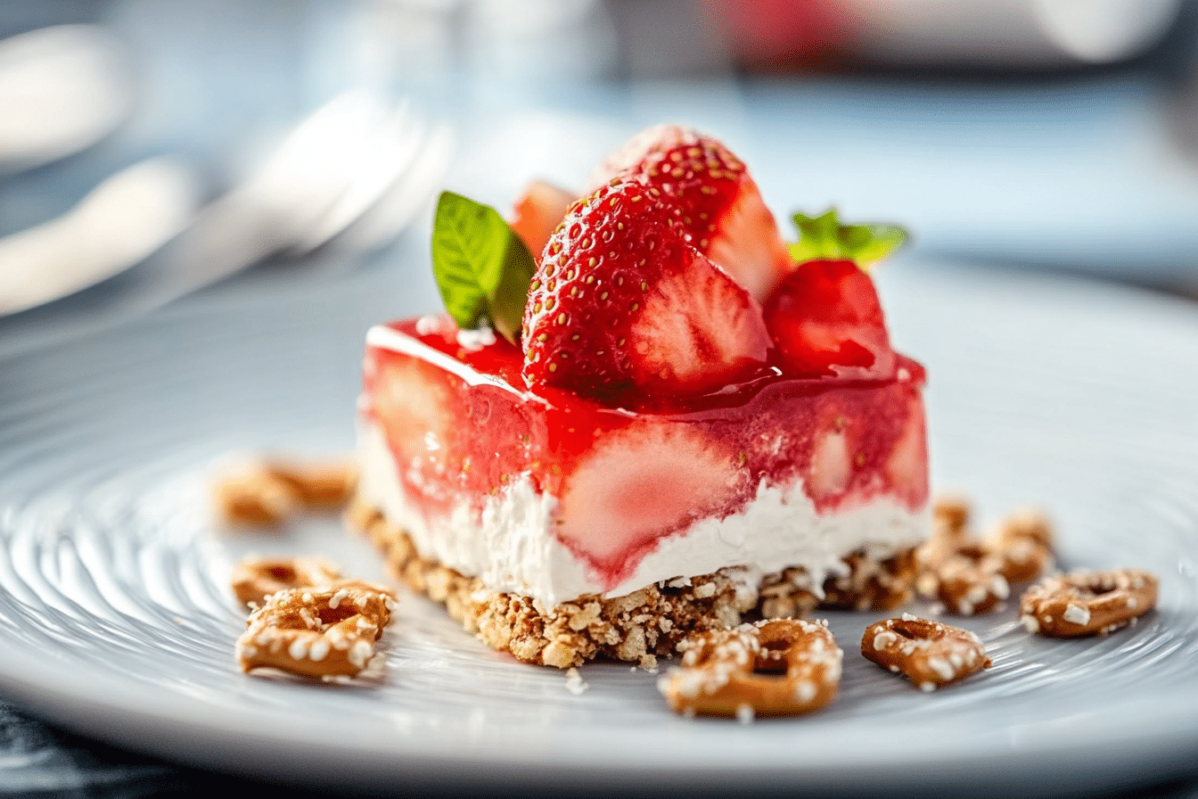 Strawberry Pretzel Salad