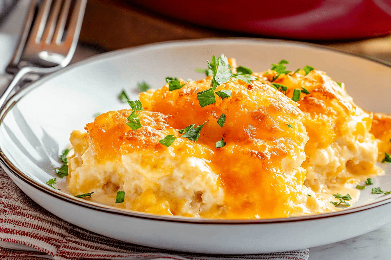 Copycat Cracker Barrel Cheesy Hashbrown Casserole