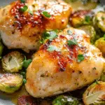 Garlic Dijon Chicken & Brussels Sprouts