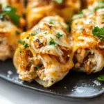 Cheesy Stuffed Chicken Rolls