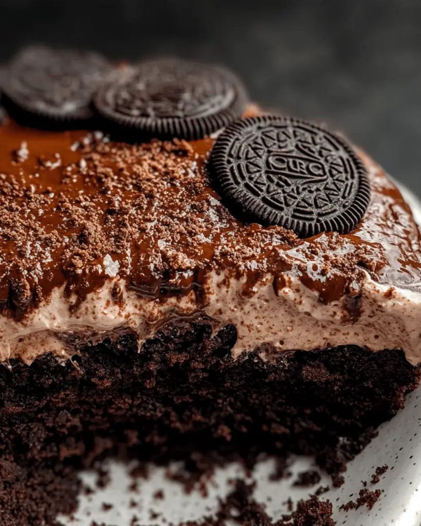 Chocolate Cake Made From Oreos