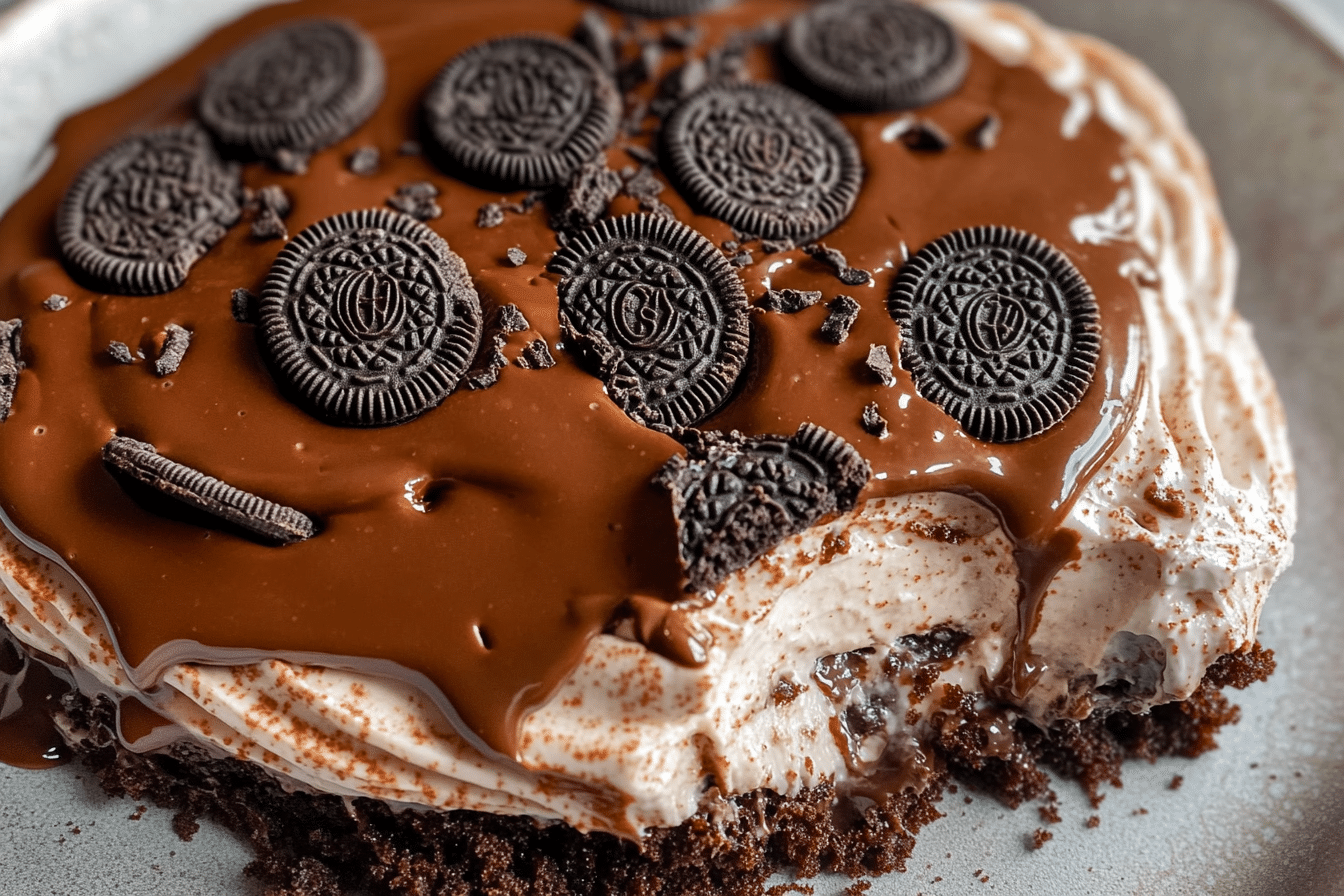 Chocolate Cake Made From Oreos