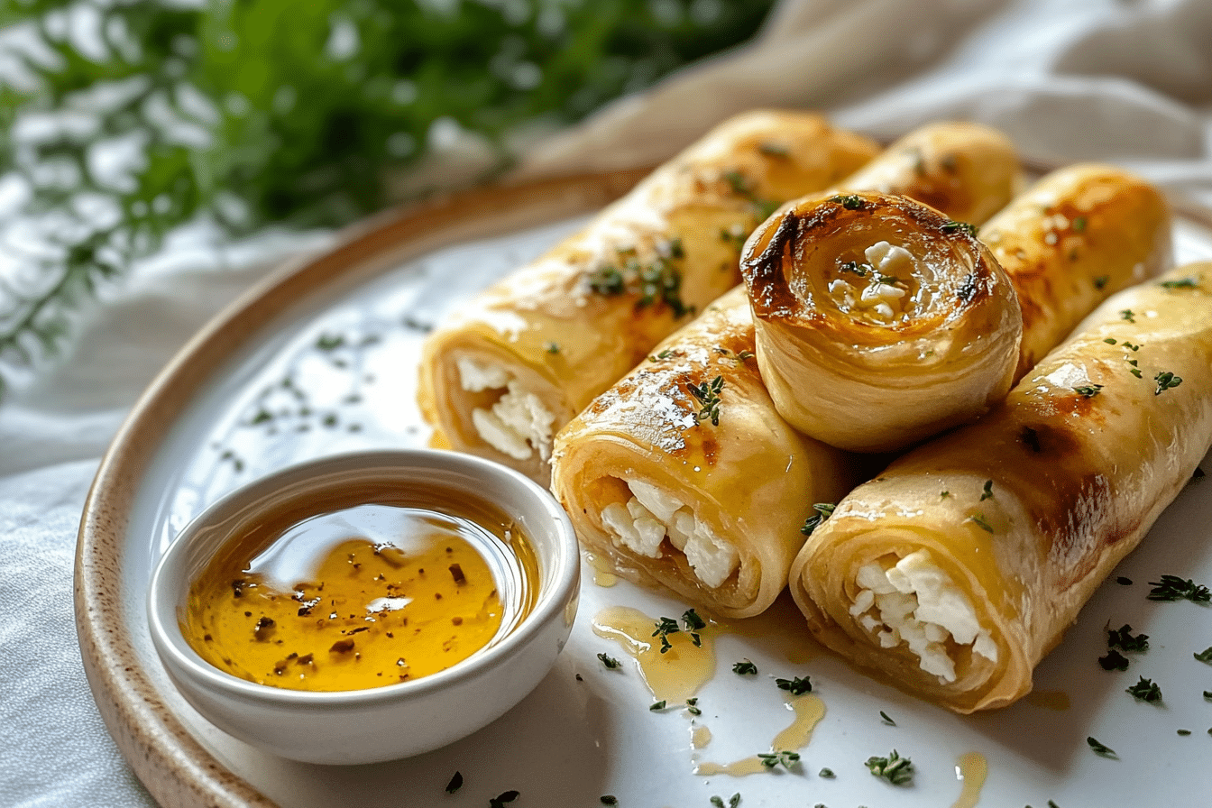 Honey Butter Feta Rolls