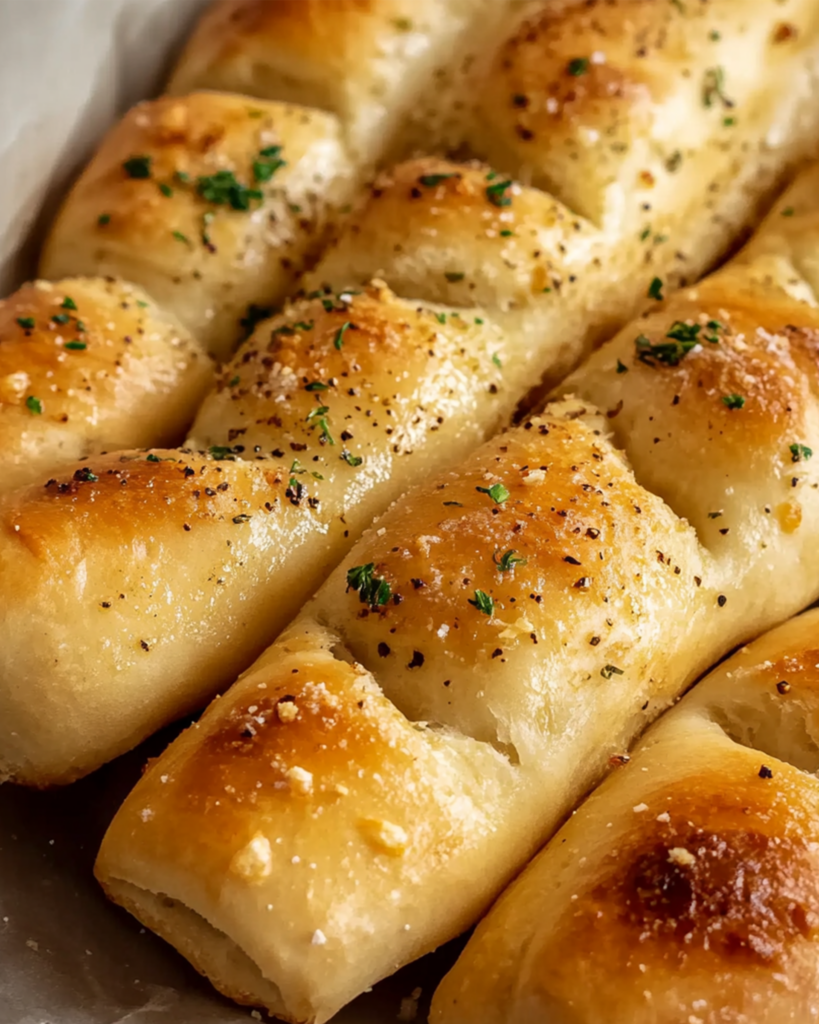 Olive Garlic Breadsticks