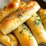 Olive Garlic Breadsticks